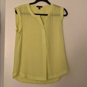 J Crew Neon Yellow Blouse